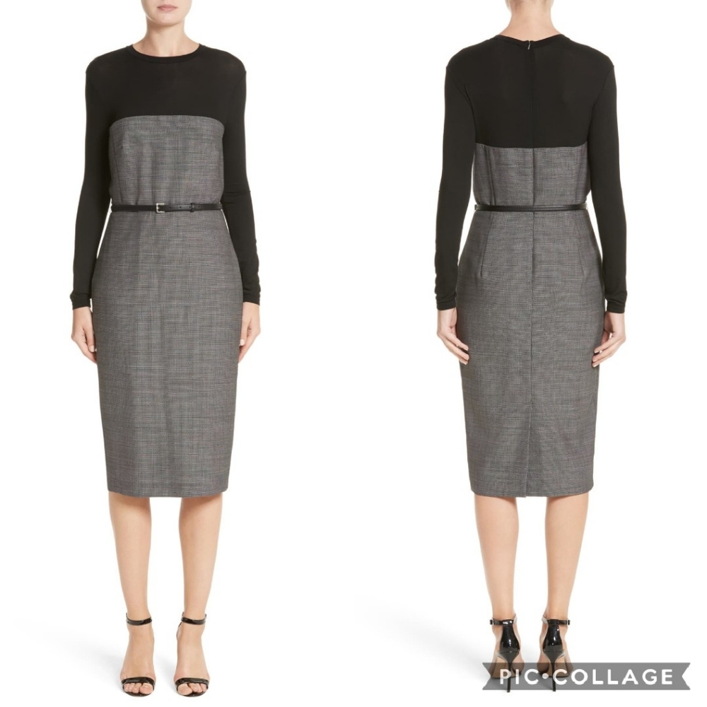🎈Host Pick🎈MaxMara | Layered Wool Sheath Dress
